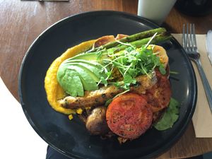 Vegan breakfast  at The Natural Choice Cafe in Penrith