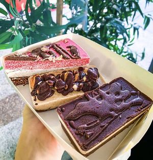 Desserts they have on hand  at The Natural Choice Cafe in Penrith