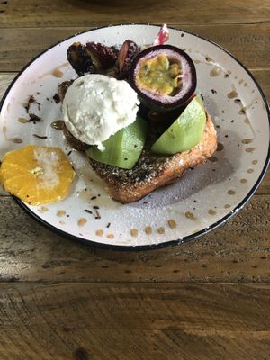 French Toast at The Natural Choice Cafe in Penrith