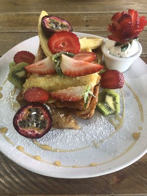 Vegan French Toast 🥰 at The Natural Choice Cafe in Penrith