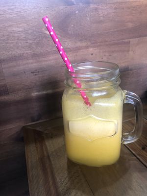 Freshly made juice  at The Natural Choice Cafe in Penrith