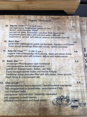 Menu  at Mom's Creation - Alt Treptow in Berlin