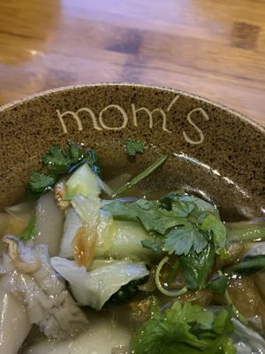 soup with dumplings   at Mom's Creation - Alt Treptow in Berlin