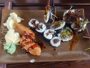 Vegan sushi at Mom's Creation - Alt Treptow in Berlin