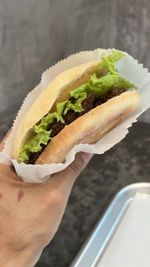 Vegan burger   at Salma Falafels - Carrera 8 in Bogota