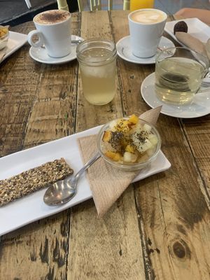 macedonia at Cafe ArtySana in Valencia