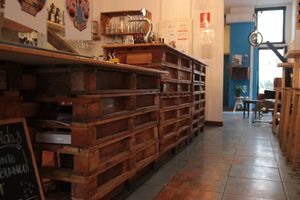 interior at Cafe ArtySana in Valencia