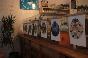 interior at Cafe ArtySana in Valencia