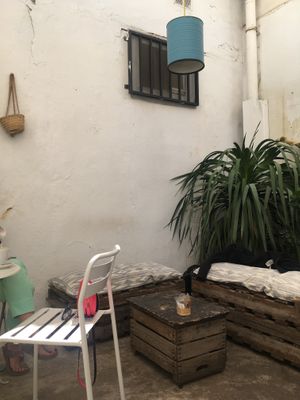 Patio at Cafe ArtySana in Valencia