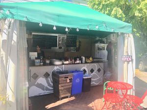 Organic Outdoor Creperie at Calla Lily Organics in Nevada City