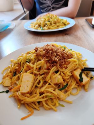 Udon with tofu at Zau & Bun Cha Asian in Prague