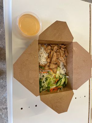 Vegan Bun cha chay for take away  at Zau & Bun Cha Asian in Prague