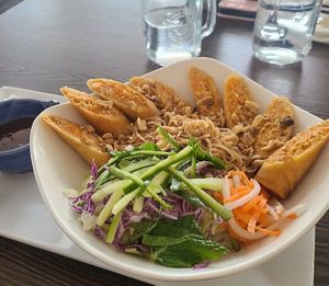 Spring rolls with vermicelli at An Chay in Edmonton