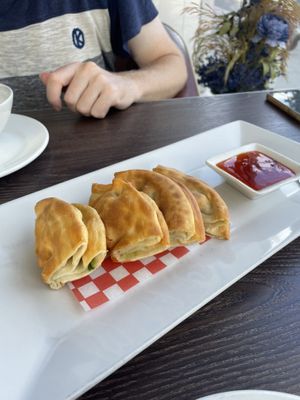 Green onion cake  at An Chay in Edmonton
