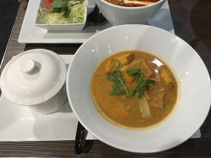 Curry tofu  at An Chay in Edmonton