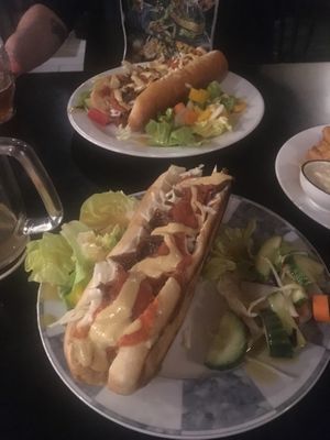 Hot dogs  at Tři Ocásci in Brno