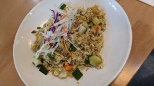Thai fried rice at Vegieria in Heatherton