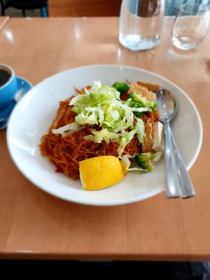 Vegan Mee Goreng at Vegieria in Heatherton