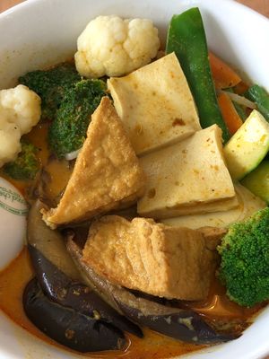 Vegan Laksa at Vegieria in Heatherton