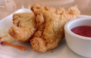 Curry puffs at Vegieria in Heatherton