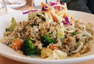 Fried rice at Vegieria in Heatherton