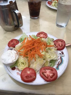 Side Salad at Chi's Garden Restaurant in Roseburg