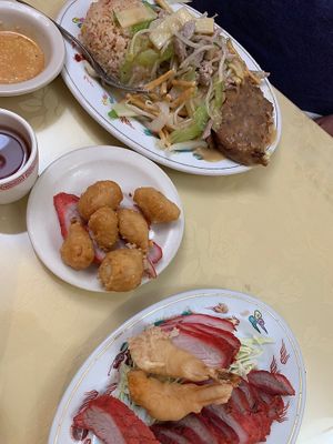 Stir Fry Vegetables with crispy noodles.   at Chi's Garden Restaurant in Roseburg