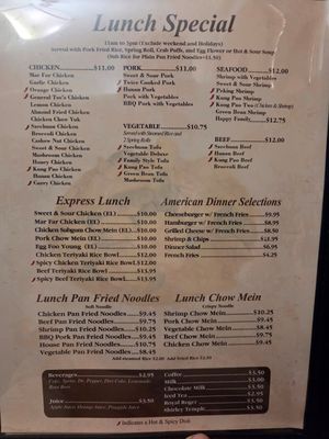  at Chi's Garden Restaurant in Roseburg