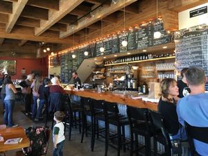 Inside at Three Forks Bakery & Brewing Company in Nevada City