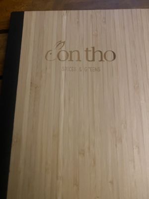 Menu   at Con Tho in Berlin