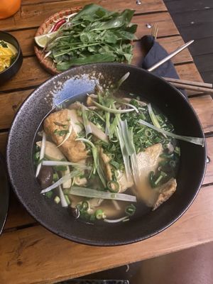 Pho noodle soup  at Con Tho in Berlin