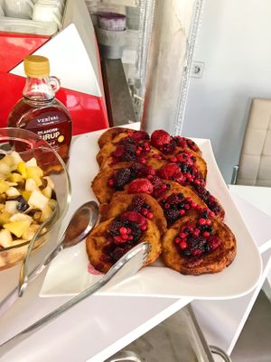 Pancakes  at Cafe Chez Rani in Augsburg