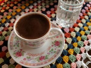 Coffee at Cafe Naftalin K in Istanbul