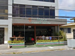 By la Sabana behind stadium at Nana Falafel & Juice Bar in San Jose