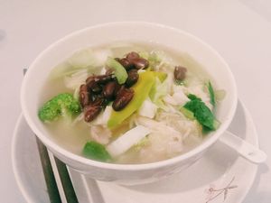 noodles with veggie, mushroom and bean at Goom in Hoi An