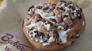 Apple and walnut scroll (vegan). at Bakers Delight in New Lynn