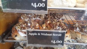 Apple and walnut scroll (vegan) - $4 each, not bad. at Bakers Delight in New Lynn