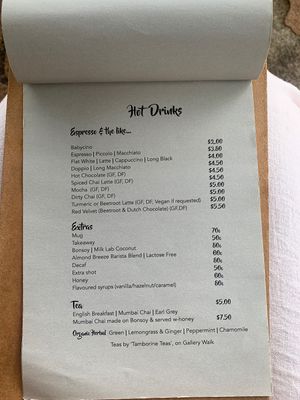 Menu  at Wild Plum Kitchen in Tamborine Mountain