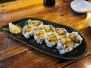Vegetable tempura roll at Sushi Jones in Alexandria