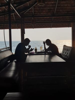 Lovely sunset spot. at Cafe Catamaran in Alappuzha