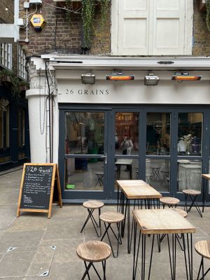 outside   at 26 Grains in London