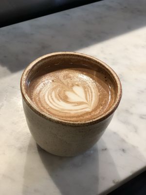 Mocha with Oat Milk at 26 Grains in London