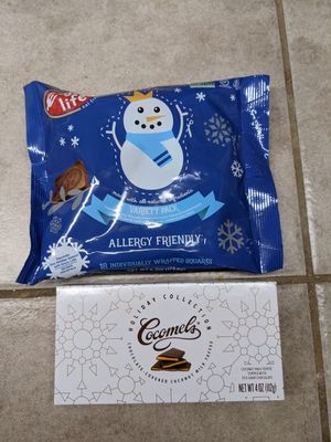 Holiday vegan chocolates at Natural Grocers in Reno