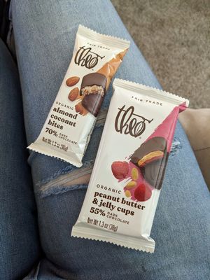 Theo vegan chocolates at Natural Grocers in Reno