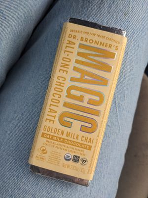 Dr Bronner's vegan oat chocolate at Natural Grocers in Reno