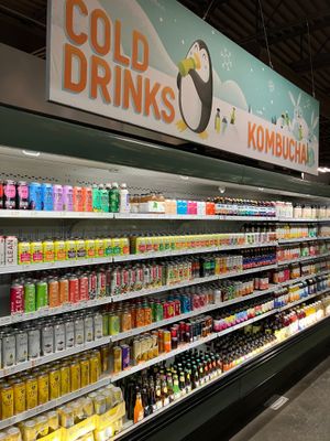 Lots of Kombucha at Natural Grocers in Rochester