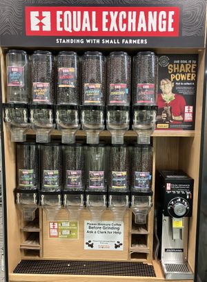 Coffee station at Natural Grocers in Rochester