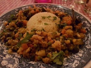 couscous with vegetables at Charlotte's by De Brugsche Tafel in Bruges