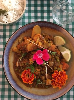 Cauliflower Curry. at Charlotte's by De Brugsche Tafel in Bruges