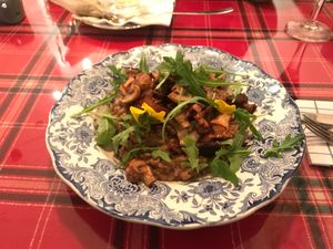 Mushroom risotto at Charlotte's by De Brugsche Tafel in Bruges